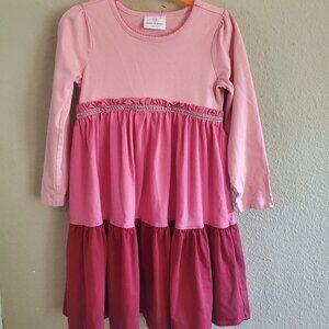 Hanna Andersson Colorblocked Twirly Dress